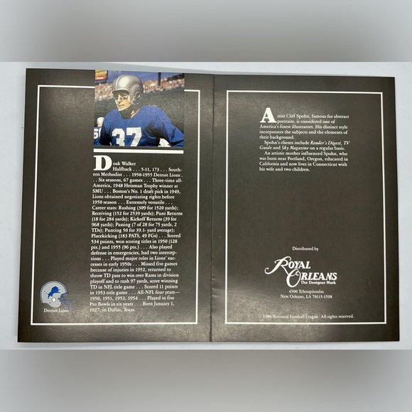 Pro Football Hall Of Fame-Class Of 1986-Collector’s Plate-Serial #868 with COA - Picture 7 of 9